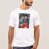 De dag van de dode skeletovers t-shirt (Voorkant)