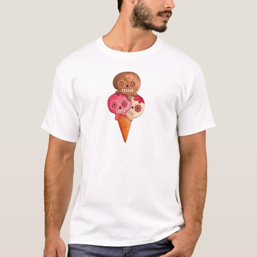 De dag van de dode suikerriet maakt ijskap t-shirt (Voorkant)