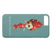 De dag van de dode zeemeermin Case-Mate iPhone case (Achterkant (Horizontaal))