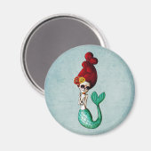 De dag van de dode zeemeermin magneet (Voorkant / Achterkant)