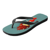 De dag van de dode zeemeermin teenslippers (Schuin)