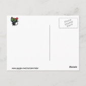 De dag van de dode zwarte kat briefkaart (Achterkant)