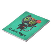 De dag van de dode zwarte kat notitieblok (Linkerzijde)