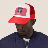 De Dag Van De Doden Mexicaanse Suiker Schedel Cade Trucker Pet (In situ)