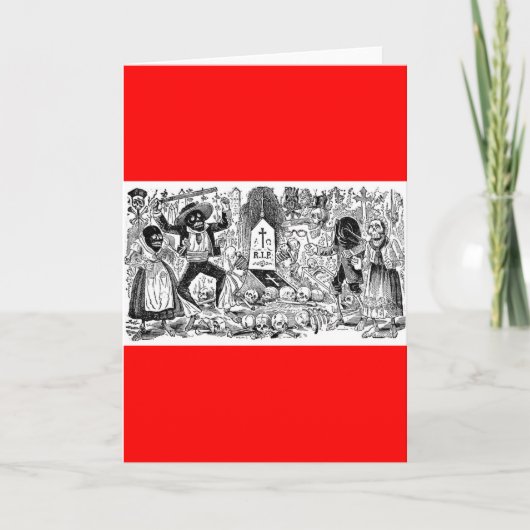 De dag van de Doden, Mexico. Circa de vroege jaren Kaart (Voorkant)