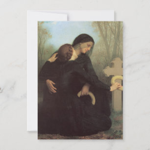 De Dag van de Doden van William Adolphe Bouguereau Kaart
