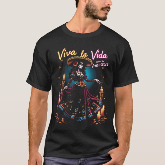 De dag van de doden Viva La Vida T-shirt (Voorkant)