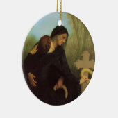 De dag van de dood door William Adolphe Bouguereau Keramisch Ornament (Rechts)