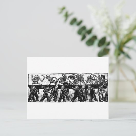 De dag van de dood, Mexico. Circa 1936. Briefkaart (Staand voorkant)