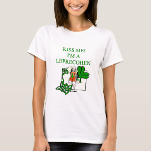 de dag van de eerste patrick leprechaun - joodse i t-shirt