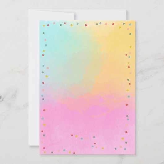 De dag van de geboorte van het Safari-Oerwoud van  Kaart (Achterkant)