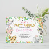 De dag van de geboorte van het Safari-Oerwoud van  Kaart (Staand voorkant)