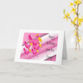 De dag van de geboorte wint van de gang kaart (Gele Bloem)