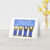 De Dag van de Gelukkige Arts van de chiropracticus Kaart (Gele Bloem)