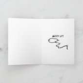 De Dag van de gelukkige Kerel, Papa! Kaart (Binnen)