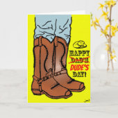 De Dag van de gelukkige Kerel, Papa! Kaart (Gele Bloem)