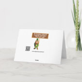 De Dag van de grappige St Padie Kaart (Achterkant)