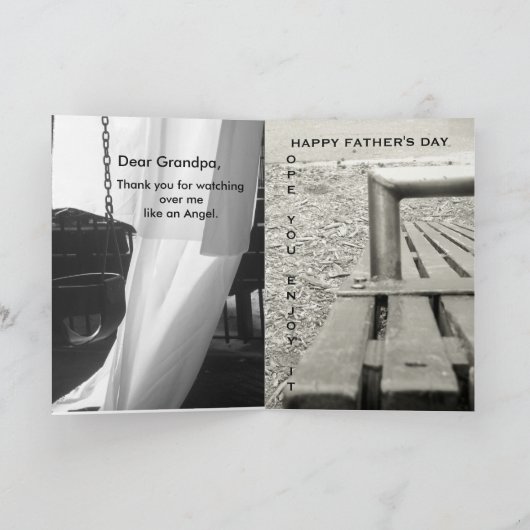 De Dag van de grootvader Kaart (Binnen)