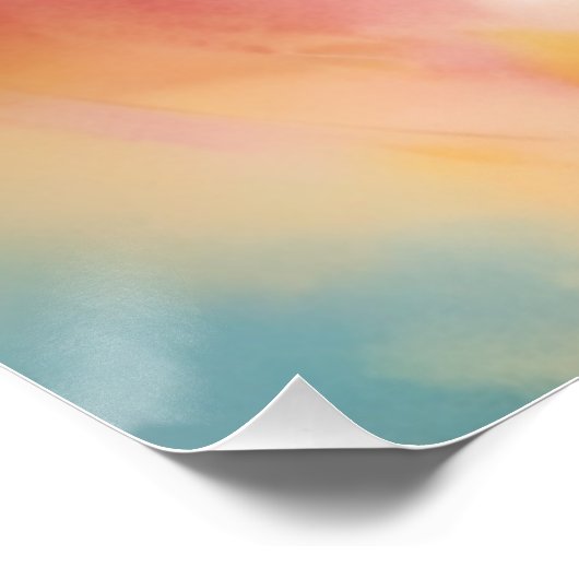 De Dag van de Heer Jezus Perfect Poster (Hoek)