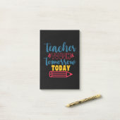 De dag van de leraar Tacher Touch Tomorrow Today Post-it® Notes (Op bureau)