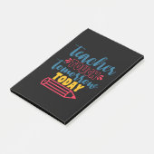 De dag van de leraar Tacher Touch Tomorrow Today Post-it® Notes (Schuin)