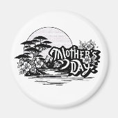 De dag van de moeder magneet (Voorkant)