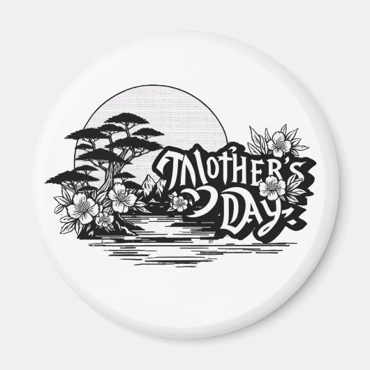 De dag van de moeder magneet (Voorkant)