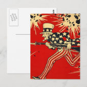 De Dag van de onafhankelijkheid Briefkaart (Voorkant / Achterkant)