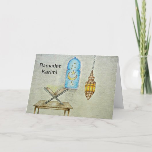 De dag van de Ramadan Kaart (Voorkant)