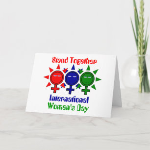 De Dag van de samen Internationale Vrouwen van de Kaart