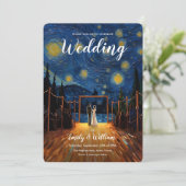 De dag van de Sterrennacht | Uitnodiging tot wedde (Staand voorkant)