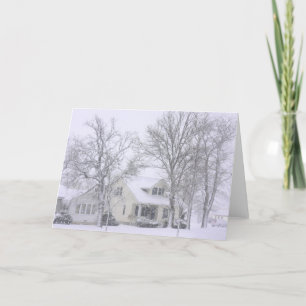 De Dag van de Stille Winter Feestdagen Kaart
