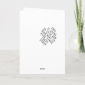 De dag van de vaders knip uit het oude blok kaart (Achterkant)