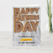 De dag van de vaders knip uit het oude blok kaart (Voorkant)