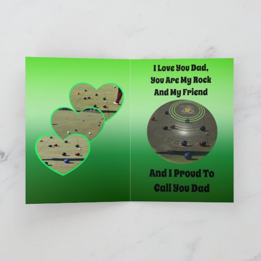 De Dag van de Vaders van de Kommen van het gazon, Kaart (Binnen)