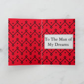 De dag van de Valentijn van de heer Gentleman Edit Feestdagen Kaart (Binnen)