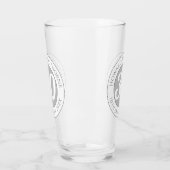 De Dag van de verjaardag met Naam, Leeftijd, & Dag Glas (Links)