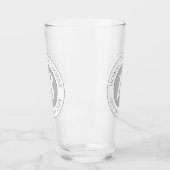 De Dag van de verjaardag met Naam, Leeftijd, & Dag Glas (Links)