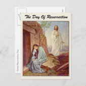 De Dag van de Verrijzenis van Pasen Feestdagenkaart (Voorkant / Achterkant)