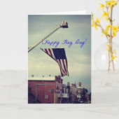 De Dag van de Vlag van Washington, Iowa Kaart (Gele Bloem)