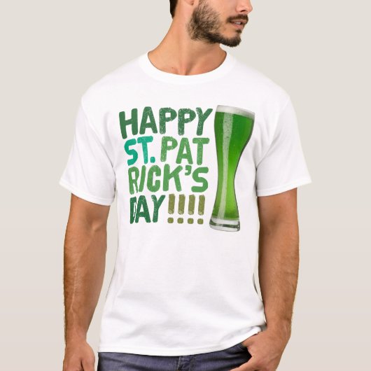 de dag van de vreugde van de heer patrick!!! t-shirt (Voorkant)