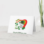 De Dag van Frise St. Patrick van Bichon Kaart (Achterkant)