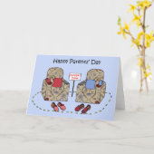 De Dag van gelukkige Ouders Kaart (Gele Bloem)