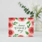 De Dag van gelukkige Vrouwen Briefkaart (Staand voorkant)
