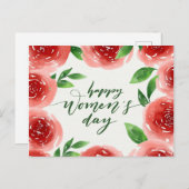 De Dag van gelukkige Vrouwen Briefkaart (Voorkant / Achterkant)