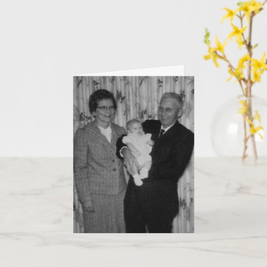 De Dag van grootouders Kaart (Gele Bloem)