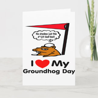 De Dag van Groundhog Kaart