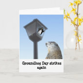 De Dag van Groundhog slaat opnieuw Kaart (Gele Bloem)