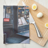 De Dag van het cadeau Bekijk een Tranquil verleden Theedoek (Quarter Fold)