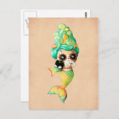 De dag van het dode meisje briefkaart (Voorkant / Achterkant)